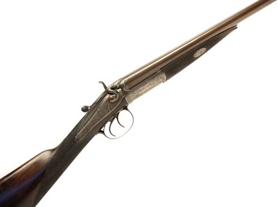 Lot 351 - Perrins and Sons 20 bore side by side hammer...