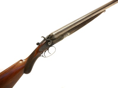 Lot 352 - C.W. Andrews 12 bore side by side hammer gun,...