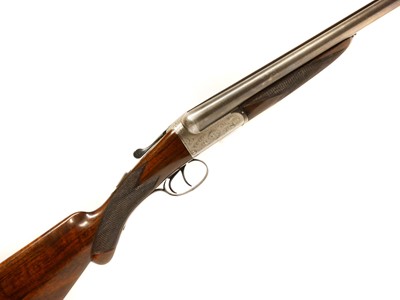 Lot 356 - W.C. Carswell 12 bore side by side shotgun,...