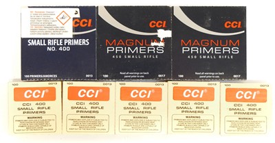Lot 515 - Small rifle primers,800 x CCI. UK FIREARMS...