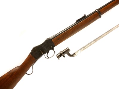 Lot 48 - Martini Henry MkII .577/450 rifle and bayonet,...