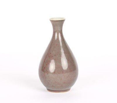 Lot 95 - A Small Chinese Flambe Glazed Yuhuchunping