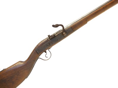 Lot 202 - 20 bore matchlock musket, made in the German...