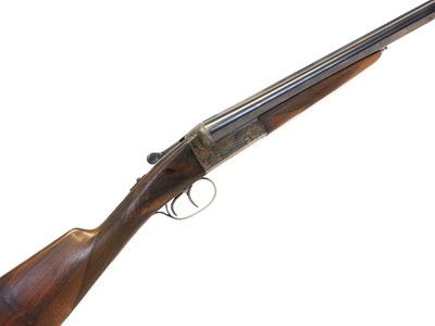 Lot 317 - AYA 12 bore side by side shotgun, serial...