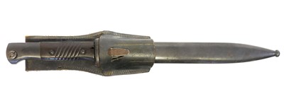 Lot 157 - German Mauser K98 S.84/98 WWII bayonet,...