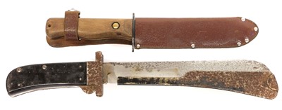 Lot 136 - Case American Army folding survival machete,...