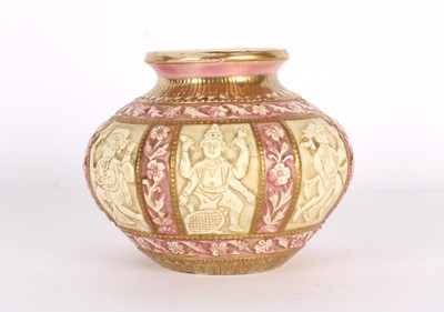Lot 35 - An Art Pottery Vase by Zsolnay Pecs, Hungary