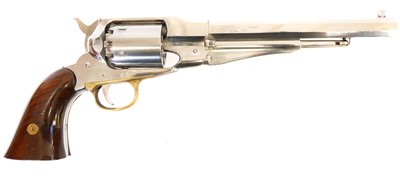Lot 195 - Uberti stainless steel .44 New Model Army...