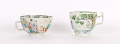 Lot 12 - Two Chinese Famille Verte Tea and Coffee Cups