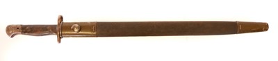 Lot 165 - Lee Enfield SMLE P.1907 bayonet and scabbard, ...
