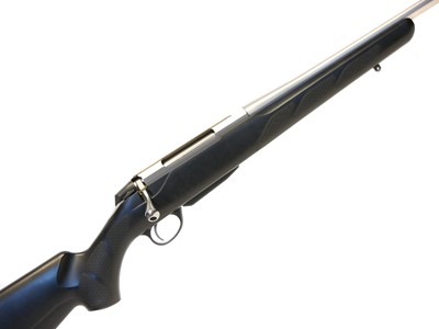 Lot 348 - Tikka T3 .223 bolt action rifle and moderator,...