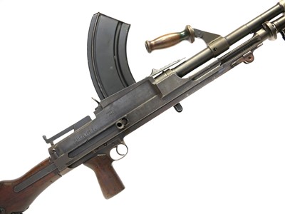 Lot 81 - Deactivated .303 Bren gun light machine gun,...