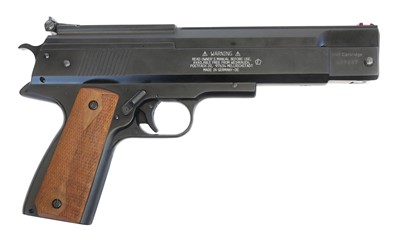 Lot 93 - Weihrauch HW45 .177 air pistol serial number...