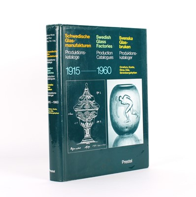 Lot 25 - "Swedish Glass Factories Production Catalogues 1915 - 1960 Orrefors, Kosta, Elme, Eda, Strömbergshyttan"