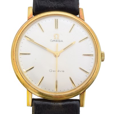 Lot 195 - A 1960s Omega Geneve manual wind wristwatch, ref. 132.019SP.
