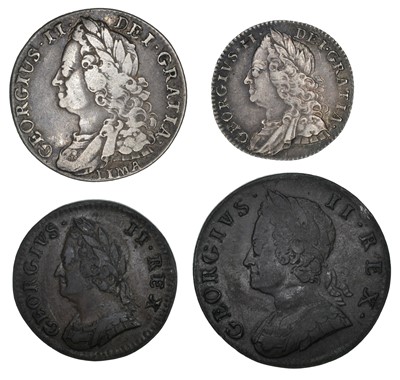 Lot 41 - A selection of ten British House of Hanover coins (10).