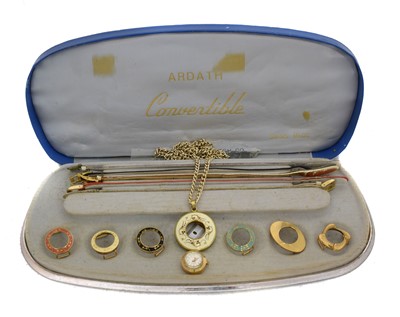 Lot 175 - A 1960s Ardath Convertible manual wind watch.