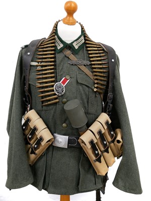 Lot 193 - Reproduction German Third Reich M36 jacket and...