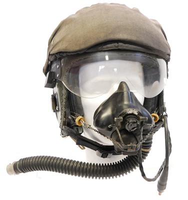 Lot 202 - RAF Mk2A fast jet helmet, with Q2A mask made...