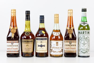Lot 78 - 6 bottles Mixed Lot 50 year old Cognac and Liqueurs