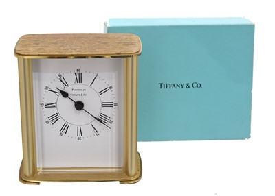 Lot 71 - A "Portfolio" Carriage Clock by Tiffany & Co.