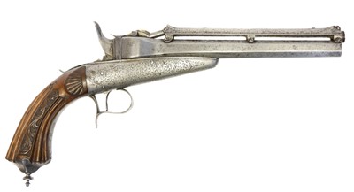 Lot 11 - 9mm Collette Gravity pistol, serial number...