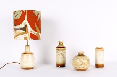 Lot 318 - Maggie Fisher and Everidge Stevens for Celtic Pottery, Newlyn
