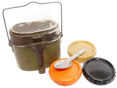 Lot 187 - German WWII M1931 aluminum cook pot, marked...