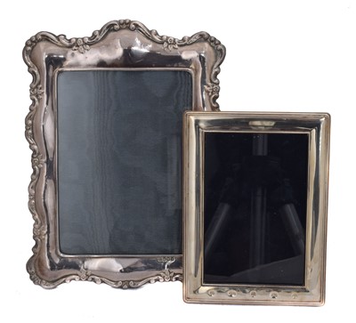 Lot 88 - Two silver fronted photo frames.