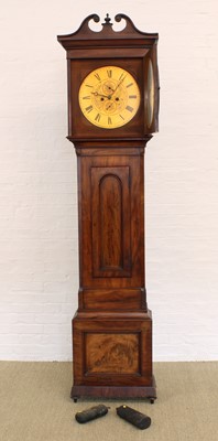 Lot 74 - An Early 19th Century Scottish Mahogany Longcase Clock