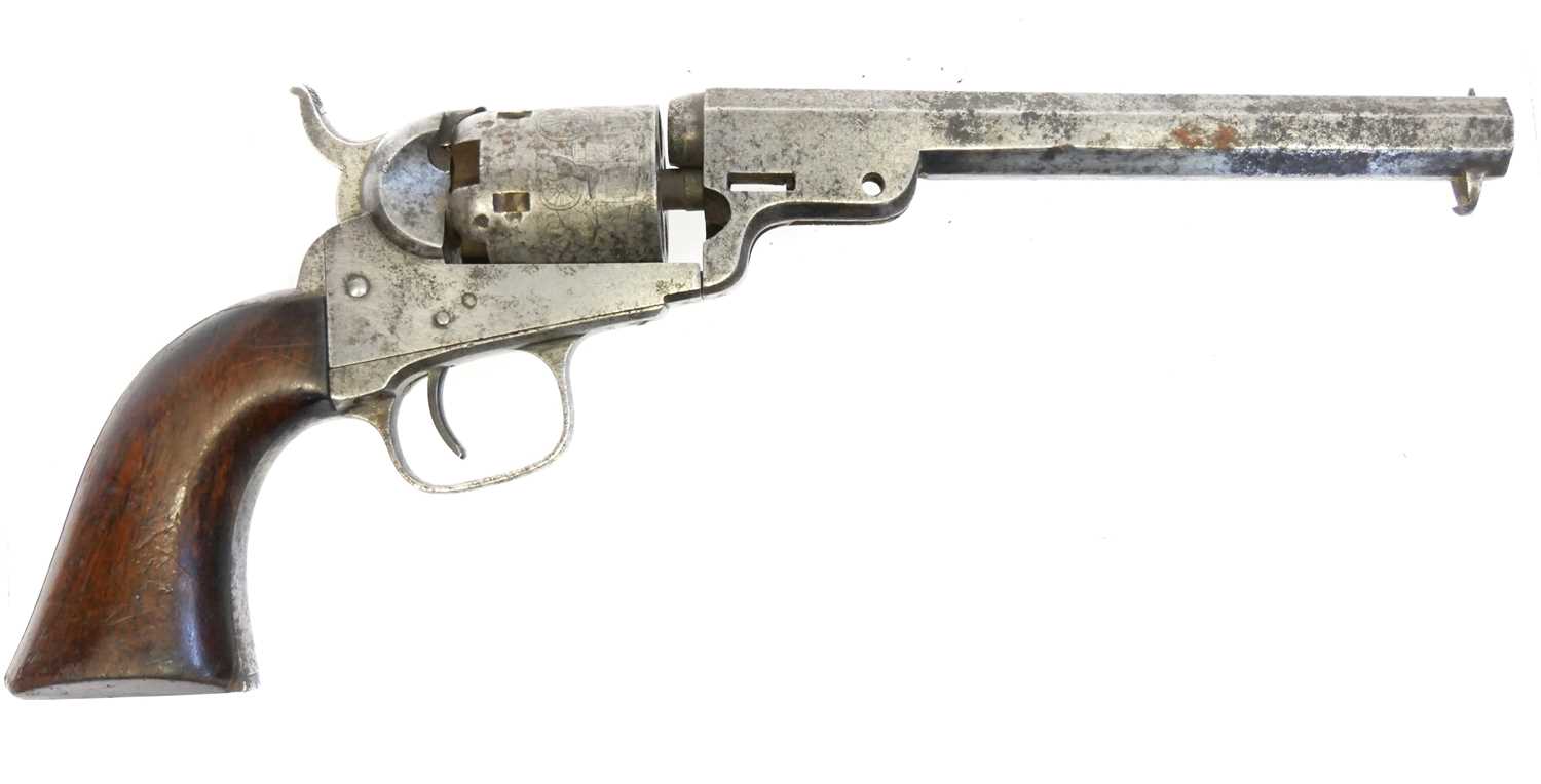 Lot 23 - Colt London .31 percussion revolver, serial...