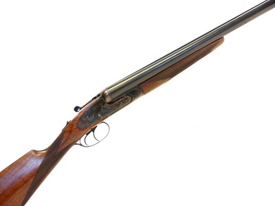 Lot 408 - Laurona 12 bore side by side shotgun, serial...