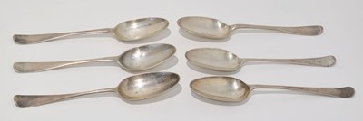 Lot 79 - A selection of tablespoons.