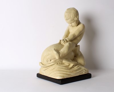 Lot 100 - Large Art Deco Pottery Figure Group