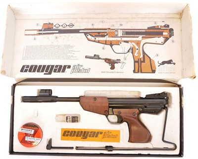 Lot 91 - Boxed Milbro Cougar .177 air pistol, no serial...