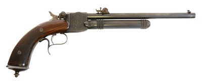 Lot 1 - Rare Giffard's patent 8mm C02 powered air...