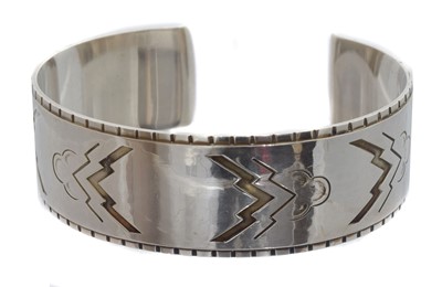 Lot 22 - A 1960s silver Georg Jensen bangle, no. 38.