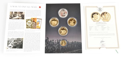 Lot 60 - The London Mint Office, A War To End All Wars 1914-1918 coin set.