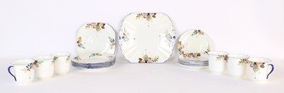 Lot 45 - A Part "Plums" Pattern Coffee Service by Shelley