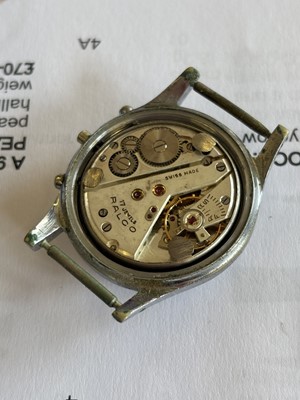Lot 207 - A 1950s Ralco (Movado) triple calendar wristwatch.