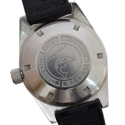 Lot 213 - A rare 1960s Seiko '62MAS' automatic diver's wristwatch, ref. 6217-8001.