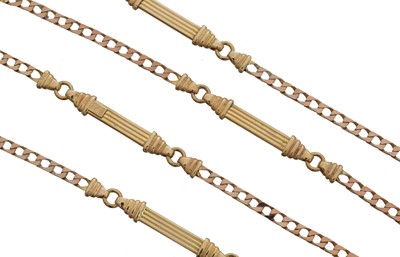 Lot 63A - A 9ct gold chain necklace by UnoAErre.