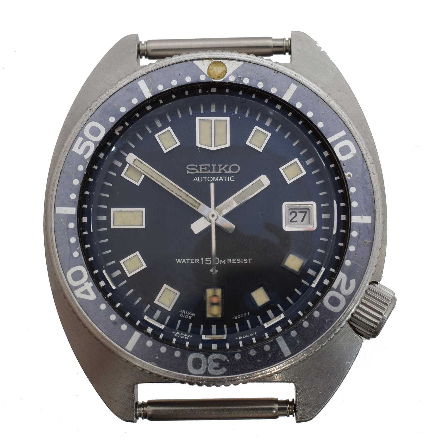 Lot 213 - A rare 1970s Seiko automatic diver's wristwatch, ref. 6105-8009.