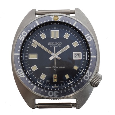 Lot 213B - A rare 1970s Seiko automatic diver's wristwatch, ref. 6105-8009.