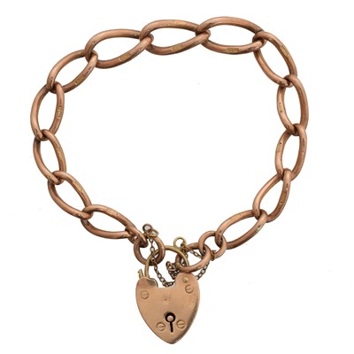 Lot 24A - A 9ct gold chain bracelet.
