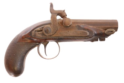 Lot 6 - Small size 80 bore percussion pistol by W....