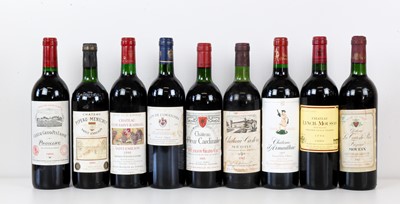 Lot 13 - 9 bottles Mixed Lot Fine Mature Medoc and Saint Emilion