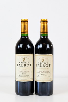 Lot 15 - 2 bottles Chateau Talbot Grand Cru Classe St Julien 1994