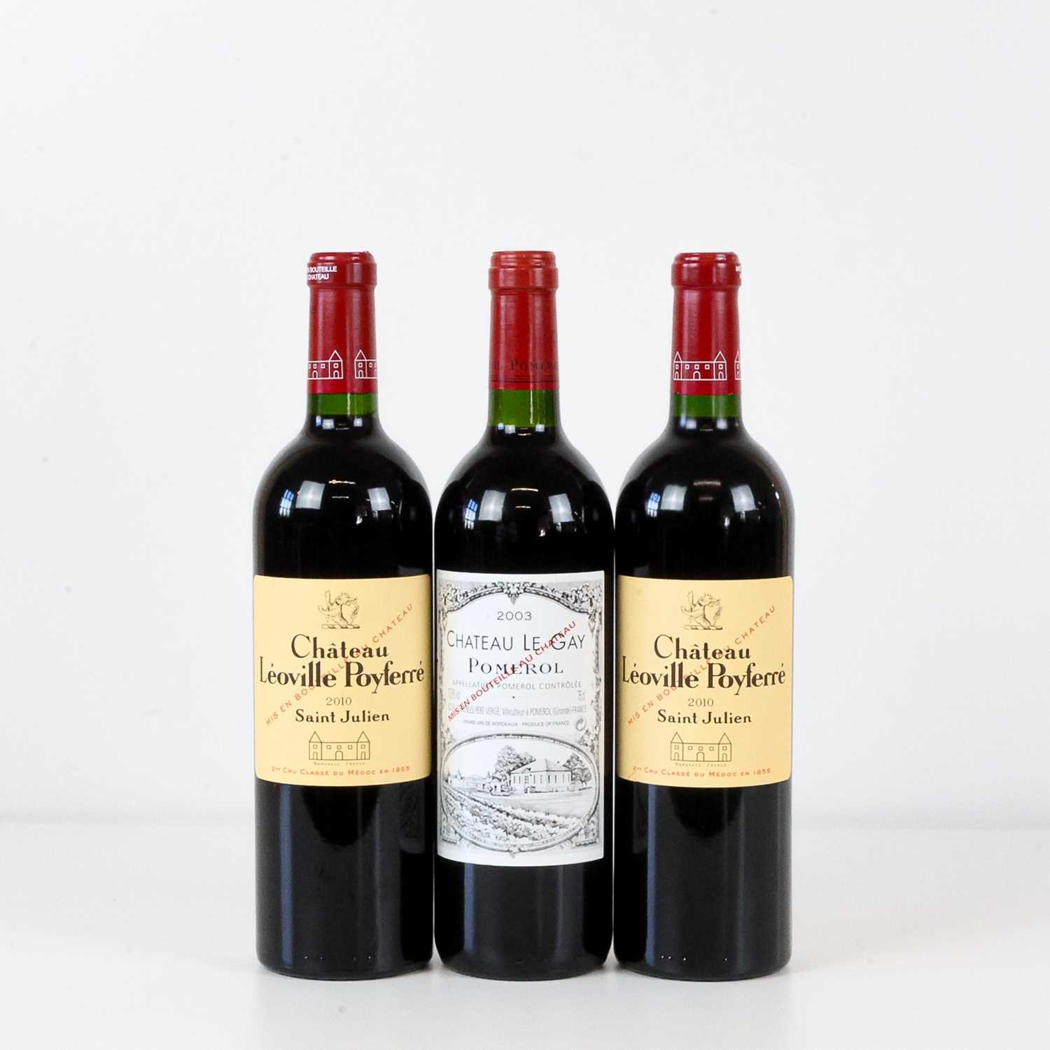 Lot 10 - 3 Bottles Mixed Lot Fine Pomerol and St Julien wines