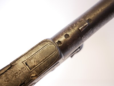 Lot 8 - Flintlock 50 bore pocket pistol by W. Hollis...